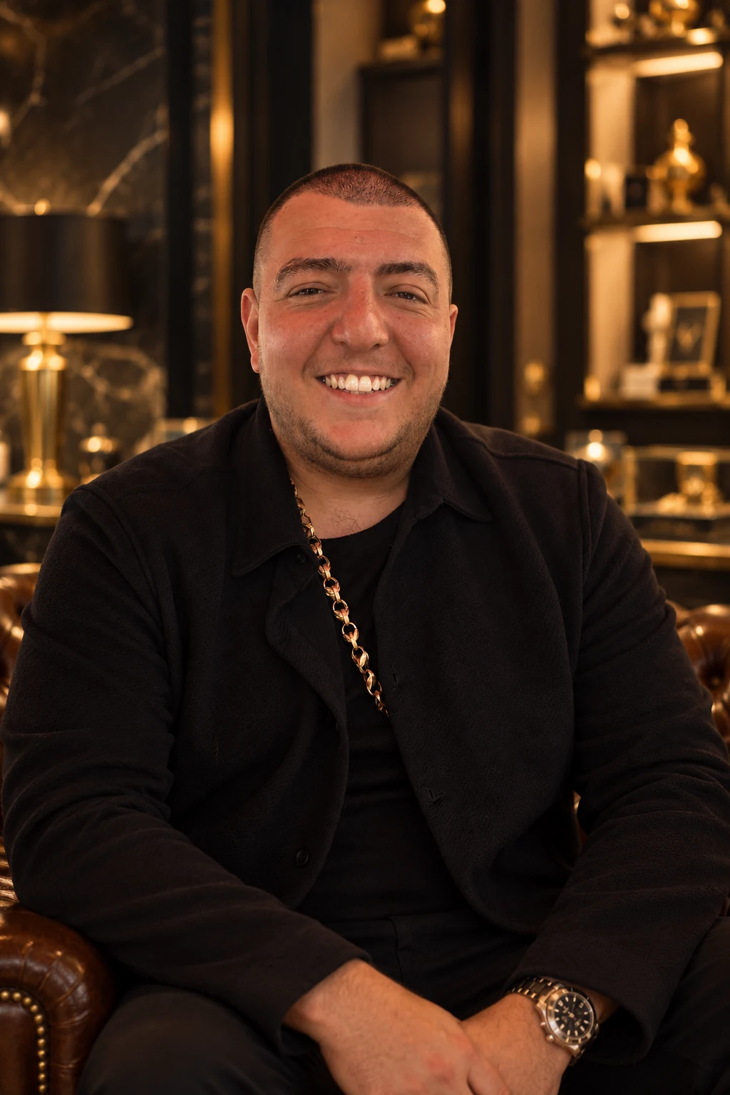 Portrait of Sasha, part of the Goldsmith of Chorley family jewellery story